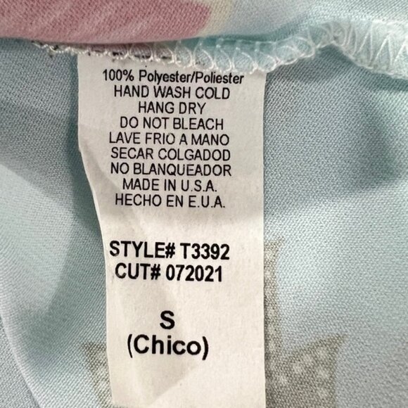 Vision Womens Mint Floral Sleeveless Blouse Size Small NWT - Picture 5 of 5